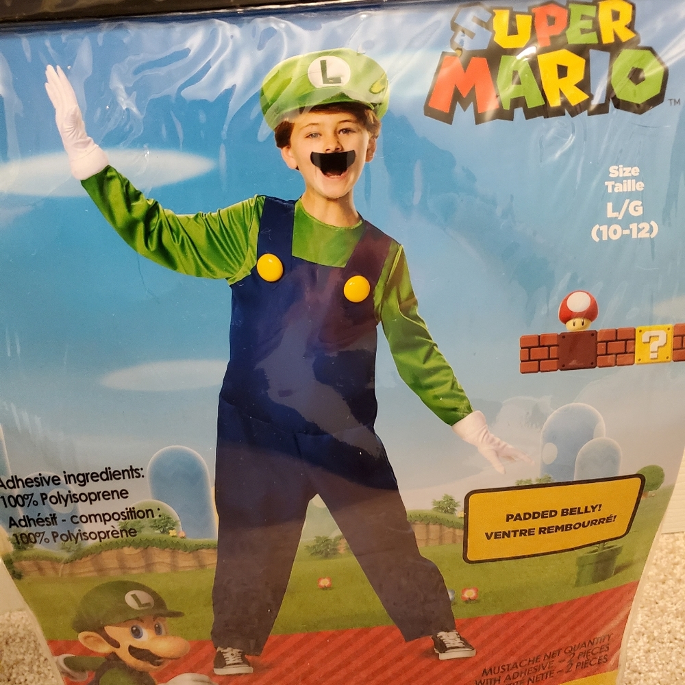 10-12 Luigi Costume